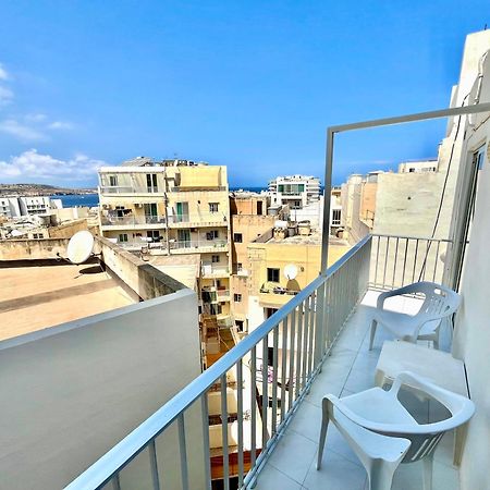 Spacious 2Br Penthouse With A Large Front-Terrace - Close To Bugibba Perched Beach St. Paul's Bay Exterior foto
